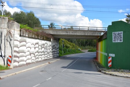 Podvoz z grafiti