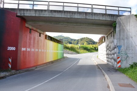 Podvoz z grafiti
