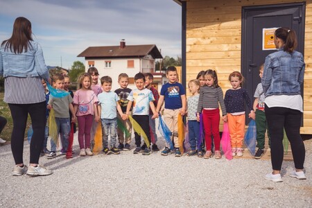 Odprtje vrtičkov v Preski